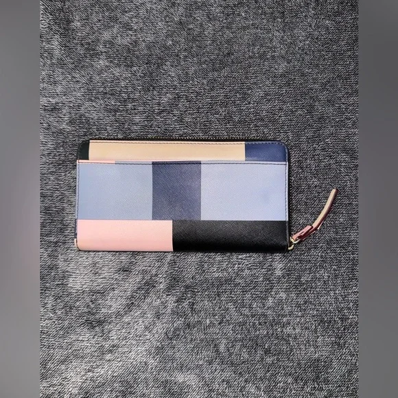 Kate Spade Pink and Blue Wallet - Picture 3 of 9